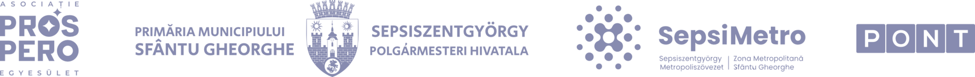 Partnerek: Prospero, Sepsiszentgyörgy Polgármesteri Hivatala, SepsiMetro, PONT